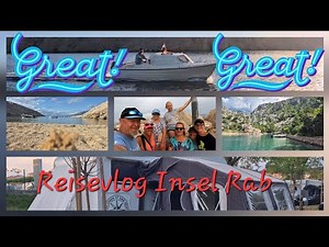 Insel Rab Kroatien Camping mit Boot