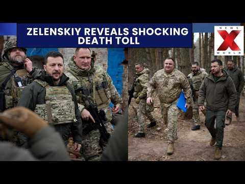 Ukraine War Death Toll: Zelenskiy confirms professional soldiers and conscripts lost| NewsX World