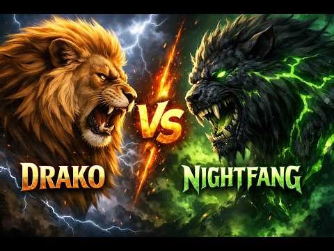 Drako vs Nightfang | The Shadow Beast of the Savanna