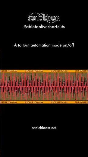 Turn Automation Mode On/Off - Ableton Live Shortcuts #shorts