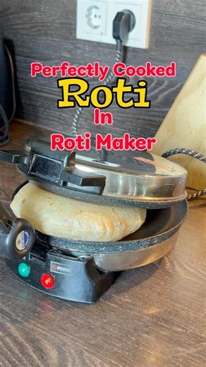 Perfectly cooked Chapati | How to use Roti maker | How to make Roti #shortvideo #rotimaker #roti