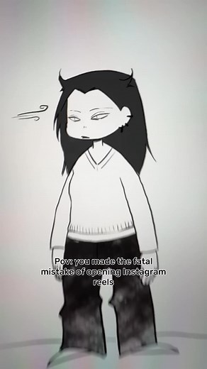 DO NOT go on instagram reels 😭 #instagram #art #drawing #draw #animatic | Kosscary