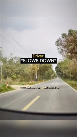 Kids Pretend To Be a Speed Bump
