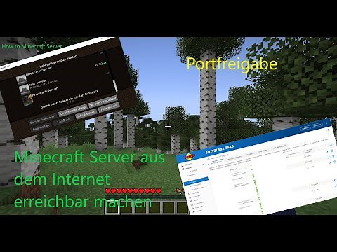 Minecraft Server aus dem Internet erreichbar machen | Portfreigabe | How to Minecraft Server #2