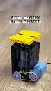 Linear Actuator Lifting Mechanism #lego #legotechnic #legofan #mechanism | Bricks Master Builders