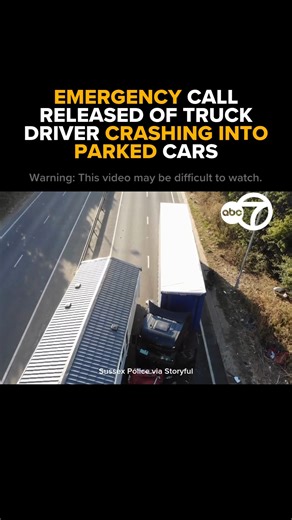 46K views · 144 reactions | Warning: This video may be difficult to watch. Dashcam footage shows the terrifying moment a lorry driver crashed into stationary vehicles. https://bit.ly/4nJ9e1v | ABC 7 Chicago | Facebook