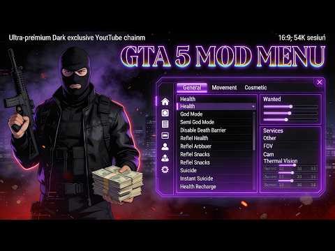GTA 5 Mod Menu PC 2026 | Free Kiddions Cheat, Money Hack & Online Mods
