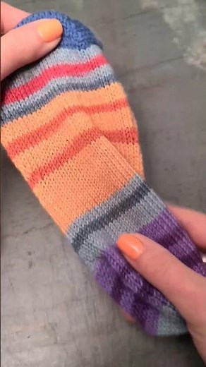 Have any self striping yarn in stash? If so... MAKE YOURSELF SOME LARCH PEDS!