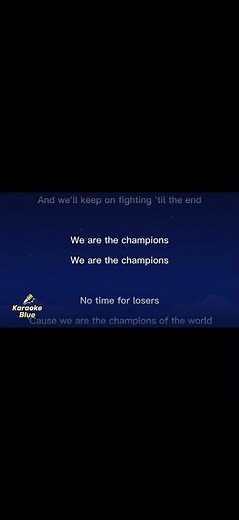 Queen - We Are The Champions Lyrics / Letra