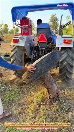 The Art of Mechanical Stump Extraction Using Tractor Power