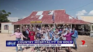 The star of a St George tourism video has urged visitors to steer clear of the town for now. The catchy social media tune released a month ago paid homage to singer Kylie Minogue's campaign. "Now is the time to stay home and stay safe. Know that when the time is right, we will be ready to roll out the welcome mat for all of our travellers." www.7NEWS.com.au #7NEWS | 7NEWS Toowoomba