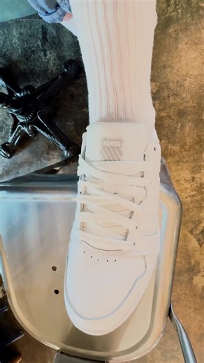 You always need a pair of clean whites, Rival Trainer 🤍 #KSWISS | K-Swiss