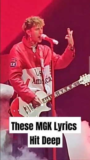 These MGK Lyrics Hit Deep #mgk #machinegunkelly #lostamericana