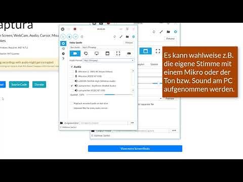 Audios aufnehmen - so schnell geht's mit dem kostenlosen Captura 8.0