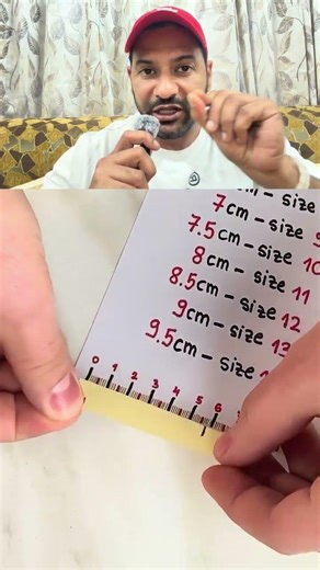 How to measure finger ring size