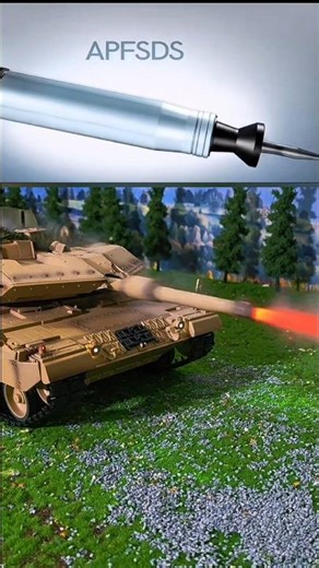 APFSDS Explained (DIY) #trending #tank #shorts #foryou