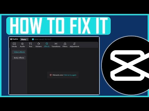 FIX CAPCUT NETWORK ERROR ON PC (NEW)