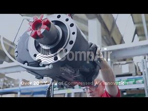 CompAir L30 - L45RS screw compressor frame 3 assembly video
