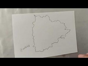 How to draw the map of Telangana