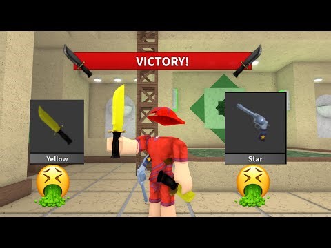 MM2 MONTAGE WITH THE LEAST VALUED WEAPONS (Murder Mystery 2)