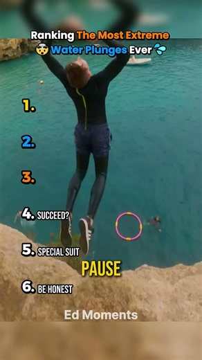 MOST EXTREME WATER PLUNGE MOMENTS 🌊 #usa