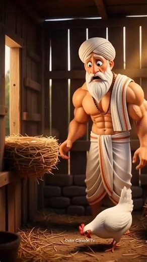 Beautiful emotional story of farmer and crying chicken #shorts