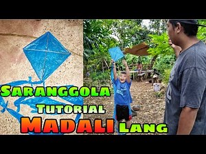SARANGGOLA PARA SA BATA || PAANO GUMAWA NG SARANGGOLA
