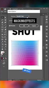 🎨 Create Masking in Illustrator in 60 Seconds! #shorts #viral #trending #masking