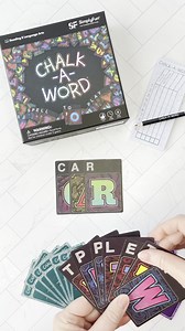 60 reactions · 25 shares | Take the chore out of spelling practice with Chalk-A-Word a new play-based teaching tool for vocabulary development. | SimplyFun | Facebook