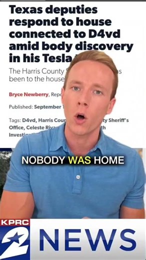 Deputies Visit Houston Home Linked to D4vd After Body Found in His Tesla