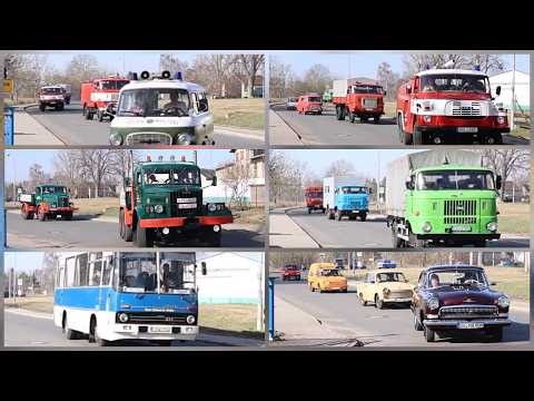 über 100 Feuerwehr und DDR Oldtimer rollen nach Staßfurt- Ausfahrt Egeln 2026