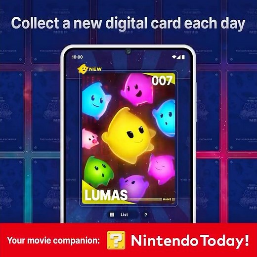 The Super Mario Galaxy Movie Collectible Cards