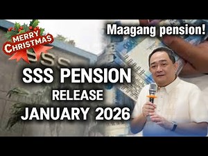 ✅SSS PENSION RELEASE FOR THE MONTH OF JANUARY 2026