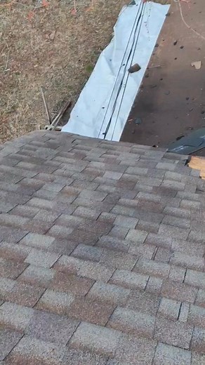 When you run inton2 layers of shingles a layer of plywood ad cedar shake under it all. A total mess. But nothing we can't handle. | Patrick Flood Roofing