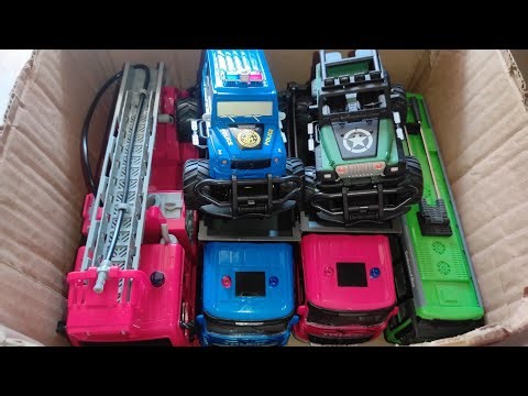 2 Minutes Satisfying With Unboxing RC Car, Police Car, Fire Car, Excavator, Army Car, Review Toys