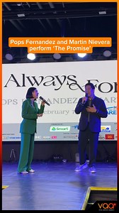 WATCH | Pops Fernandez & Martin Nievera perform ‘The Promise’ at the ALWAYS & FOREVER Media Conference! 🎤✨ Stream ‘The Promise’ on all digital streaming platforms! Always & Forever • February 7, 2025 Mall of Asia Arena For inquiries and tickets, visit https://bit.ly/AlwaysAndForeverPopsAndMartin #VAA #AlwaysAndForever #PopsFernandez #MartinNievera | Viva Artists Agency
