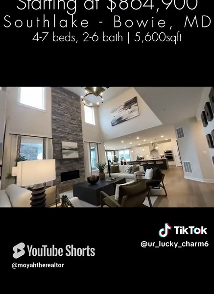 Hey there, home seekers! Welcome back to YOUR NEXT HOME: DC, MD, VA & Beyond! If you’re new here, I’m Moyah, your go-to Realtor for all things home in DC, Maryland, and Virginia. Today, we are touring the stunning new homes in the Southlake community, located in beautiful Bowie, MD! In this episode, we take you on an in-depth tour of the Albemarle model by DRB Homes, showcasing its spacious design and luxurious features. 🏡 About the Albemarle Model at Southlake: 💰 Base Price: $864,900 Size: 5,