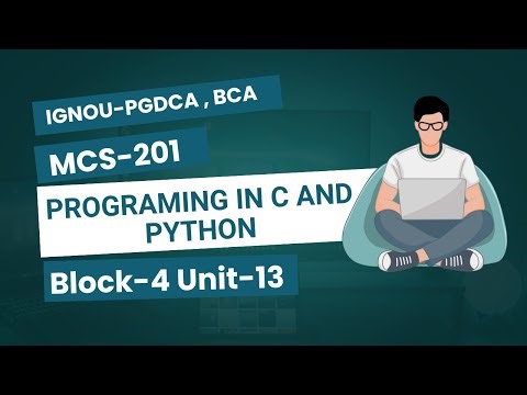 📚 IGNOU MCS-201 Python | Block 4 Unit-13 | June 2025 TEE #mcs201 #ignou #pgdca #exam #yt #trending