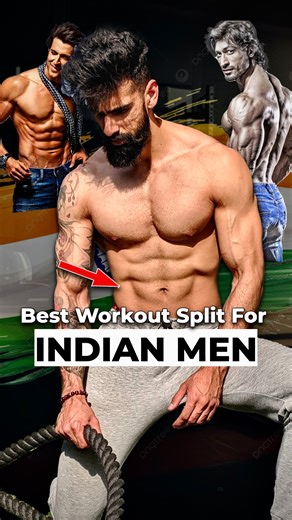 FITMUSK | Health and Fitness Coaching App | Most Indian men in the gym are still confused about which workout split to follow for fast muscle growth and muscle gain. Bro split, push... | Instagram