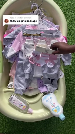 Replying to @shadia This set cost 950k Ug shillings. #fyp #viraltiktok #babybasics #llucianna #viralvideo