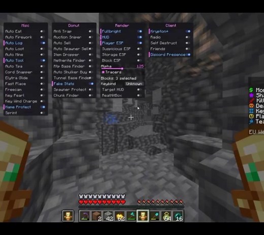 Krypton Client: Dominate on DonutSMP