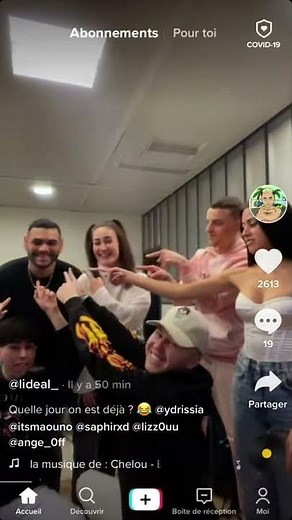Nouveau TikTok de Lideal, Ydrissia, Lizou, Maouno, Ange et Saphir