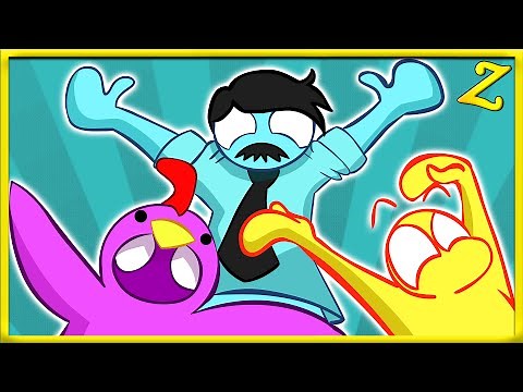 ROOMMATE BRAWL!! | Gang Beasts!