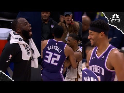 Warriors, Kings hilariously bark at each other during chippy third quarter | NBC Sports BA