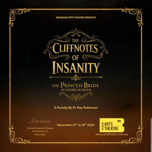 💃 Our cast is so excited for The Cliffnotes of Insanity: The Princess Bride in Under an Hour… they can’t stop dancing! 🕺✨ Don’t miss out on the fun — grab your ticket or book a table for a special discount and join us for an evening of laughs, music, and mayhem! 🎭🍽️ 🎟️ Book now! https://www.artstheatre.com.au/the-cliffnotes-of-insanity/ | Brisbane Arts Theatre