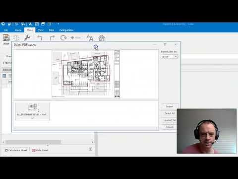 Ten minute lesson 1 Setting up job in Cubit Importing drawings