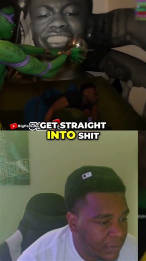 Ninja Turtle Eats Wings While YouTuber Freaks Out! #shorts