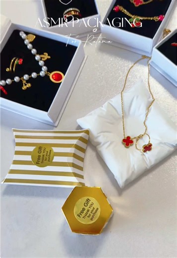 ASMR Packaging Experience: Ratana Jewelry Unboxing