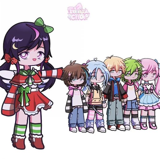 christmas outfits ☝️🎄 #gacha #gachalife2 #shorts #mymagicalworld