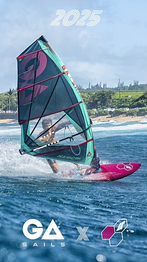 Master the elements, dare to push your boundaries and enjoy windsurfing in your unique style. 💥 . The 2025 GA Sails x Tabou Boards wave, freewave and freestyle range of boards and sails is dedicated to those, who seek the adventure and redefine the limits of what’s possible over and over again. Experience the thrill of storm chasing, freestyle rotations and huge jumps, all while having the most fun out there. . Visit the GA Sails and Tabou Boards websites and discover your new boards and sails